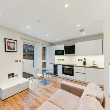Rent this studio apartment on Wiverton Tower in 4 New Drum Street, London