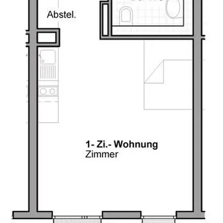 Rent this 1 bed apartment on Sankt Augustiner Straße 99 in 53225 Bonn, Germany
