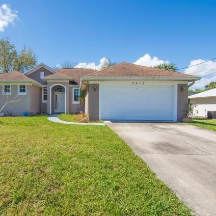 Rent this 3 bed house on 5457 Deleon Avenue in Lakewood Park, FL 34951