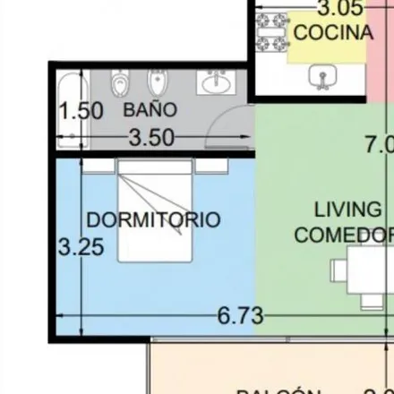 Rent this studio apartment on Arcos 1428 in Belgrano, C1426 ABO Buenos Aires