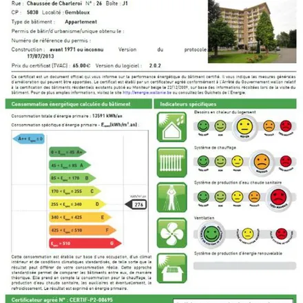 Image 1 - Match, Allée des Marronniers, 5030 Gembloux, Belgium - Apartment for rent