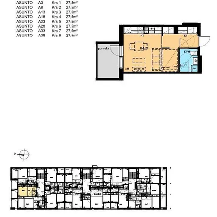 Rent this 1 bed apartment on As Oy Vantaan Kilterinrinne 3 in Kilterinrinne 1b, 01600 Vantaa