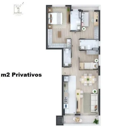 Buy this 3 bed apartment on Rua Belém 165 in Cabral, Curitiba - PR