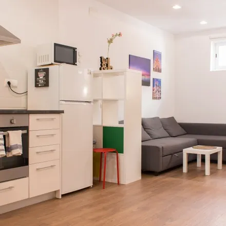 Rent this 1 bed apartment on Carrer de Josep Sangenís in 08001 Barcelona, Spain