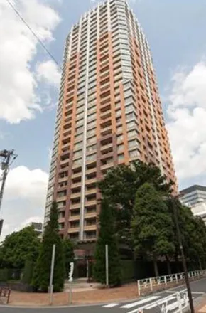 Rent this 3 bed apartment on Aoyama Park Tower in Mitake-dori Street, Shibuya