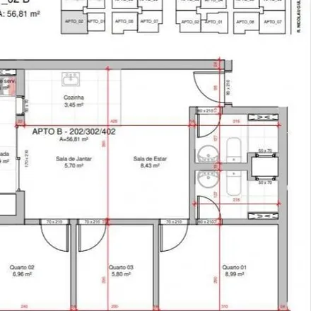 Buy this 3 bed apartment on Rua Nicolau Gulbino 251 in Capão da Imbuia, Curitiba - PR