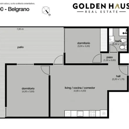 Buy this 2 bed apartment on Escuela Primaria Común 05 Juan Bautista Alberdi in Moldes, Belgrano
