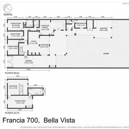 Buy this 4 bed house on Avenida Francia in Partido de San Miguel, 1661 Bella Vista