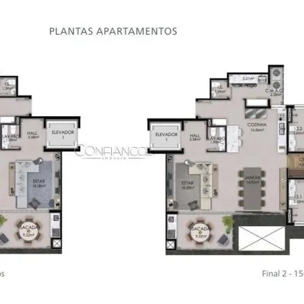 Buy this 3 bed apartment on Rua Guaratuba 282 in Ahú, Curitiba - PR