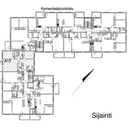 Rent this 3 bed apartment on Kotkan helluntaiseurakunta in Kaivokatu 10, 48100 Kotka