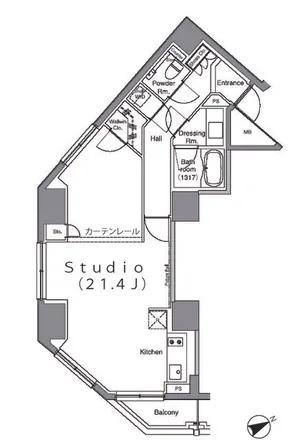 Image 2 - ブリティッシュ・スクール・イン東京, Gaien Higashi-dori, Azabu, Minato, 106-0041, Japan - Apartment for rent