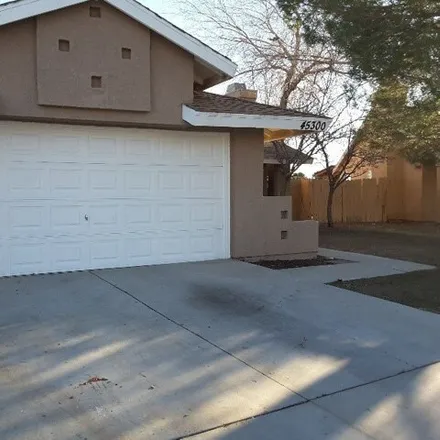 Rent this 4 bed house on 45300 Century Circle in Lancaster, CA 93535