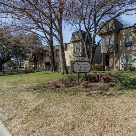 Rent this 2 bed condo on 4320 Bellaire Drive South in Fort Worth, TX 76109