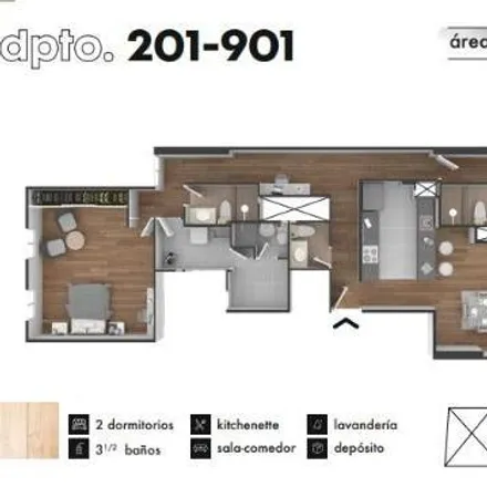 Buy this 2 bed apartment on Avenida Paseo de la República 6339 in Miraflores, Lima Metropolitan Area 15047