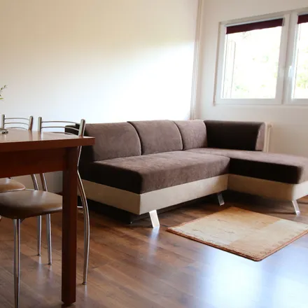 Rent this 1 bed apartment on Stefana Okrzei 30/36 in 91-009 Łódź, Poland