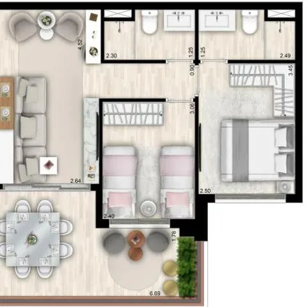 Buy this 2 bed apartment on Rua Doutor Miranda de Azevedo 183 in Lapa, São Paulo - SP
