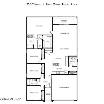 Buy this 4 bed house on North Black Dalea Drive in Marana, AZ 85654