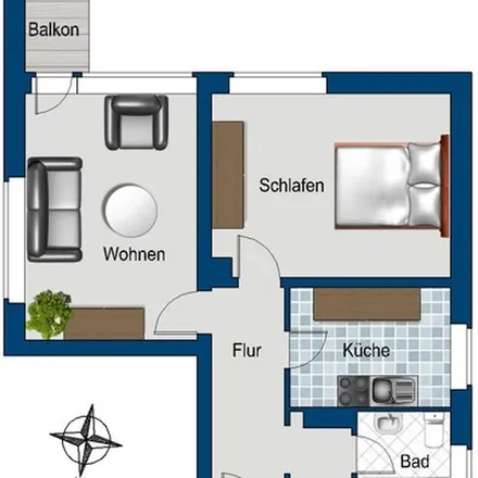 Rent this 2 bed apartment on Germersheimer Weg 33 in 13583 Berlin, Germany