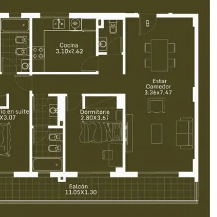 Buy this 2 bed apartment on 641 - David Magdalena 2737 in Villa Alianza, B1678 AEP Caseros