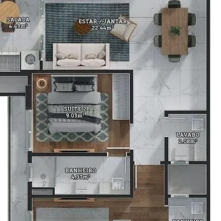 Buy this 2 bed apartment on BackDoor Pub in Rua Hercílio Luz, Centro