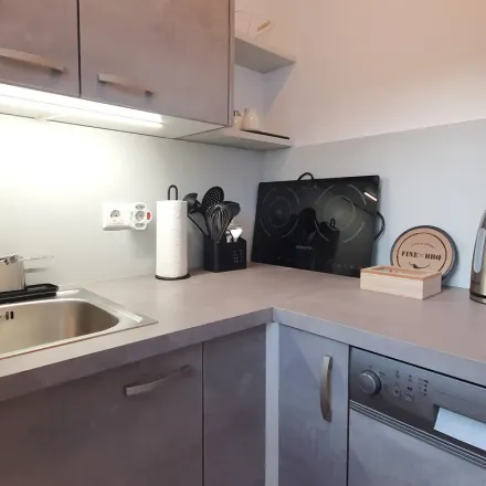 Rent this 1 bed apartment on Hirschbergstraße 11 in 80634 Munich, Germany