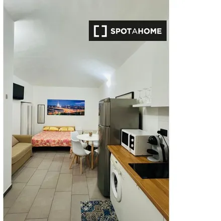 Rent this studio apartment on Via San Pio Quinto 28b in 10125 Turin TO, Italy