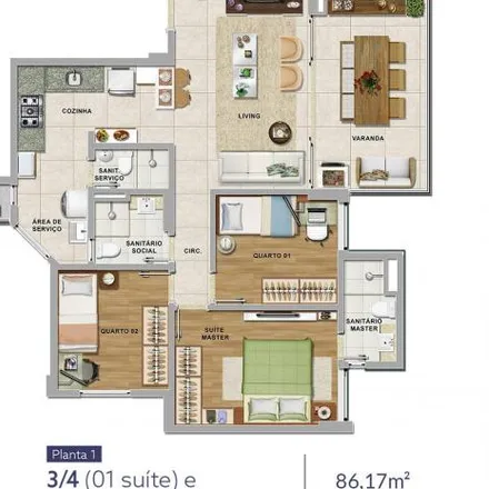 Buy this 3 bed apartment on Ed Mar Tirreno in Rua Santa Rita de Cássia, Graça