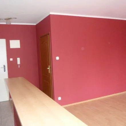 Rent this 1 bed apartment on Škoda Centrum Poznań in Jadwigi Wajsówny 7, 60-002 Poznan