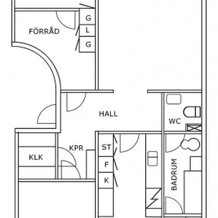 Rent this 3 bed apartment on Ålidenskolan in Rundvägen, 642 34 Flen