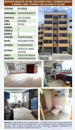 Image 1 - Avenida Los Próceres de Huandoy, Los Olivos, Lima Metropolitan Area 15307, Peru - Apartment for sale