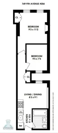 Image 2 - 751 9th Avenue, New York, NY 10019, USA - Apartment for rent