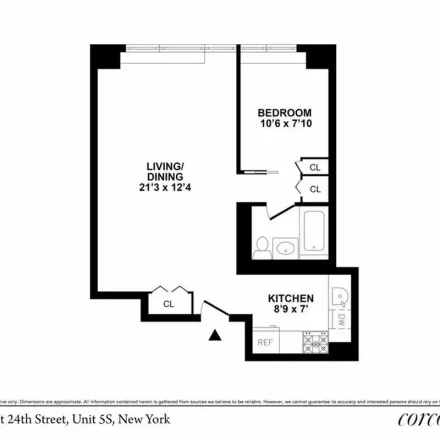 Image 5 - Song Yu, DPM, 422 2nd Avenue, New York, NY 10010, USA - Apartment for rent