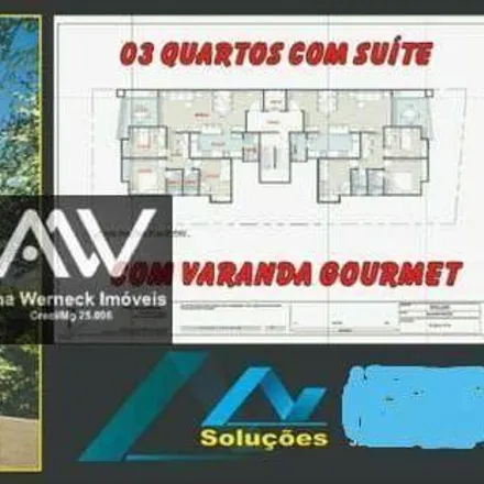 Buy this 3 bed apartment on Rua Aurora Tristão in Vale dos Bandeirantes, Juiz de Fora - MG