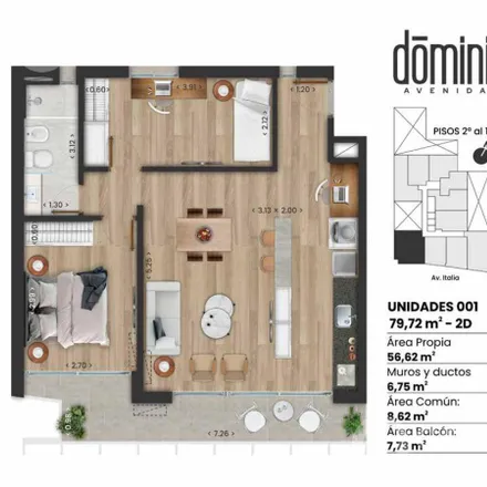 Buy this studio apartment on Avenida Italia 3271 in 3271 A, 3271 BIS