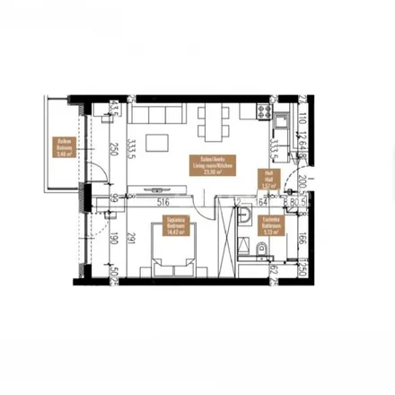 Buy this 2 bed apartment on Jana III Sobieskiego 4 in 40-083 Katowice, Poland