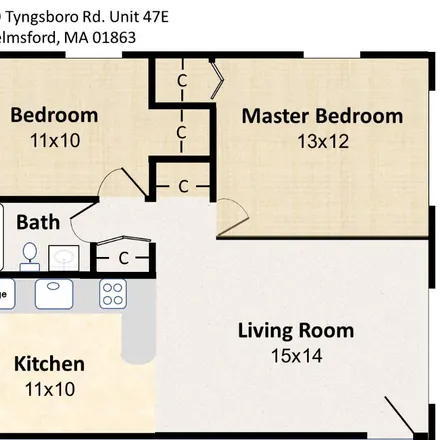 Image 2 - 180 Tyngsboro Rd - Condo for rent