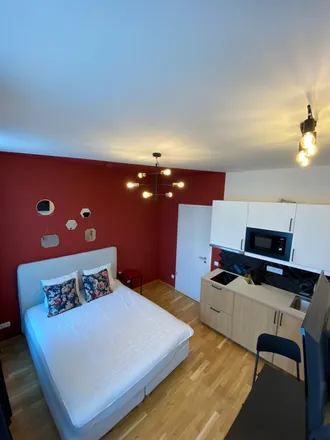 Rent this 1 bed apartment on Tyršova 1832/7 in 120 00 Prague, Czechia