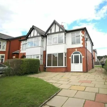 Rent this 3 bed duplex on Fulwood Library in Garstang Road, Preston