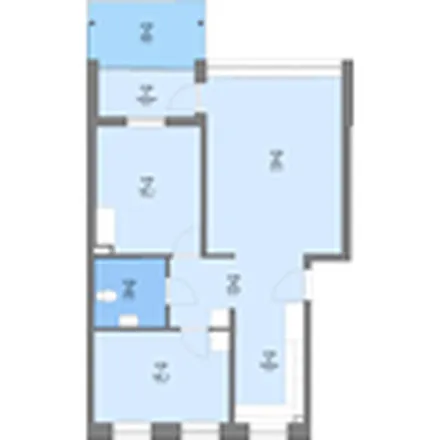 Rent this 3 bed apartment on Finsensvej 12 in 9700 Brønderslev, Denmark
