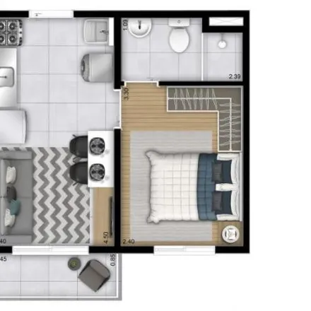 Buy this 1 bed apartment on Rua Leandro Teixeira in Morumbi, São Paulo - SP
