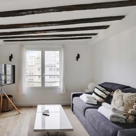 Rent this studio apartment on 22;24 Rue du Grenier Saint-Lazare in 75003 Paris, France