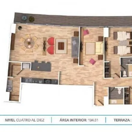 Buy this 3 bed apartment on Prolongación Avenida Acueducto in Prados Providencia, 44647 Guadalajara