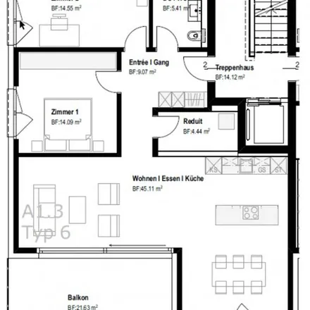 Rent this 4 bed apartment on Gräbackerstrasse in 6221 Rickenbach, Switzerland