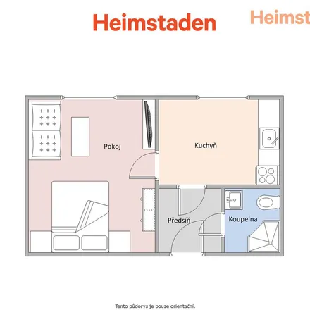 Rent this 1 bed apartment on Opletalova 609/1 in 736 01 Havířov, Czechia