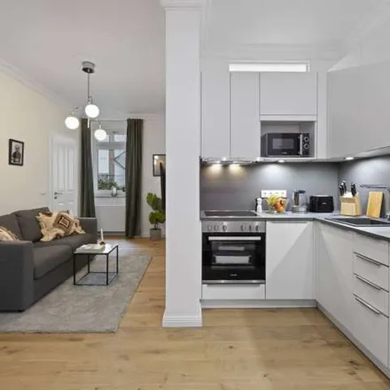 Rent this 1 bed apartment on Rigaer Straße 59 in 10247 Berlin, Germany