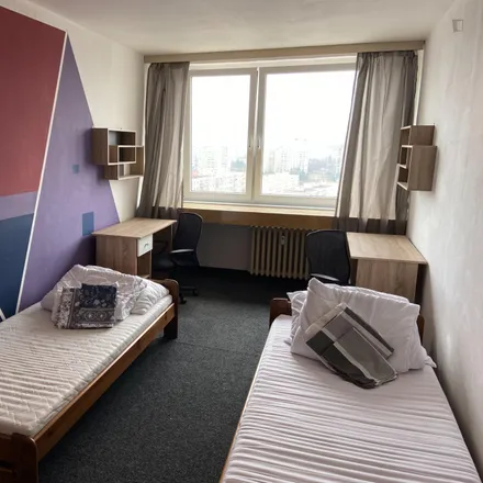 Rent this 2 bed room on Hotel DUM in Kutilova 3061/2, 143 00 Prague