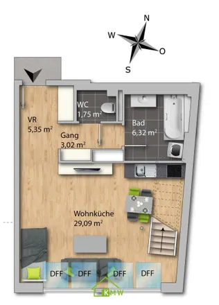 Buy this 2 bed apartment on Krems an der Donau in Innenstadt, AT