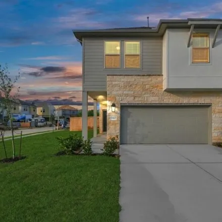 Rent this 3 bed house on Walden Lake Lane in Harris County, TX 77240