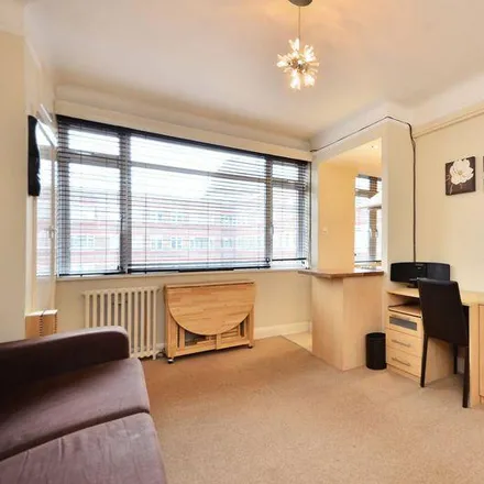 Rent this studio apartment on Du Cane Court in Elmfield Road, London