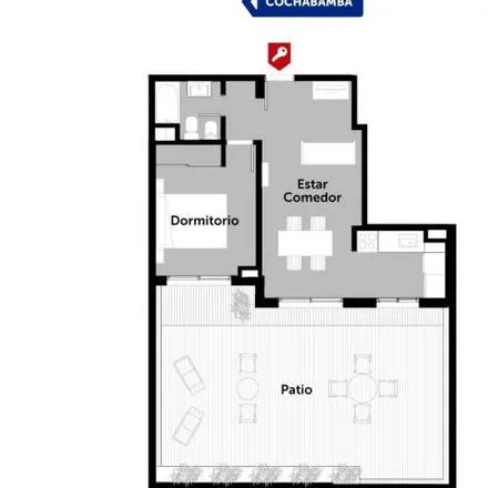 Buy this 1 bed apartment on Cochabamba 522 in República de la Sexta, Rosario